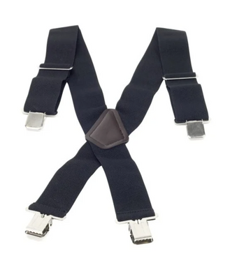 Fat Skeleton Black Biker Braces
