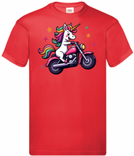 Kids Biker Wheeliecorn  Unicorn T Shirt