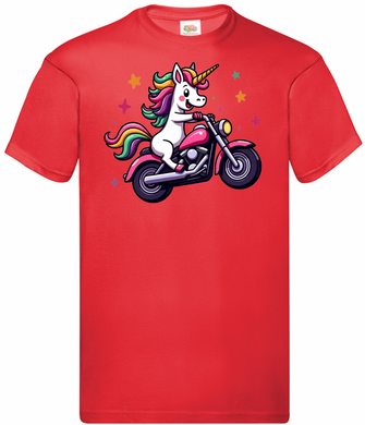 Kids Biker Wheeliecorn  Unicorn T Shirt