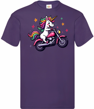 Kids Biker Wheeliecorn  Unicorn T Shirt