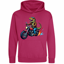 Kids Biker Dino Hoodie