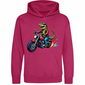 Kids Biker Dino Hoodie