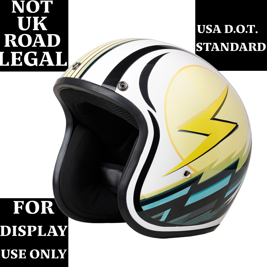 Daytona Lightning Low Profile Open Face Helmet NOT UK Road Legal