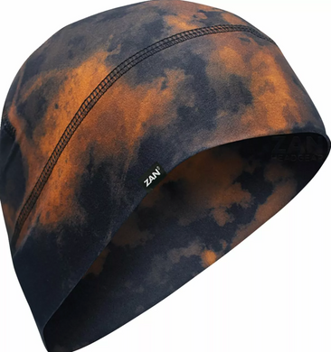 Zan Rust Brown Tie Die Beanie
