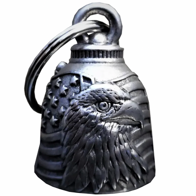 American Eagle & Flag Guardian Angel Gremlin Bell