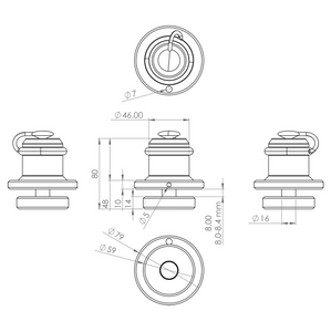 Oxford Beast DISC Lock LK121