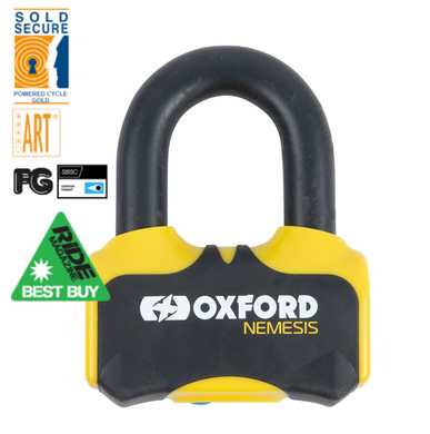 Oxford Nemesis Yellow Disc Lock