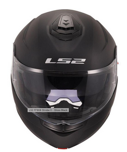 LS2 FF908 Strobe II Gloss Black