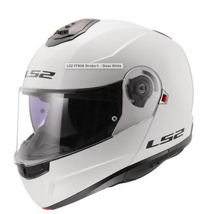 LS2 FF908 Strobe II Gloss White