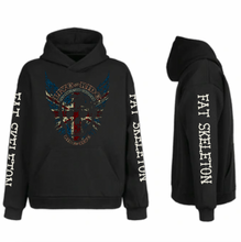 Fat Skeleton Live To Ride UK Skull Hoodie