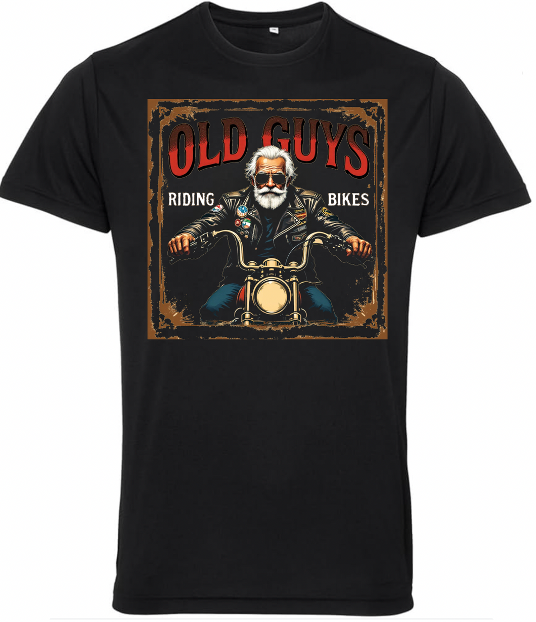 Old Guys Riding Bikes T Shirt