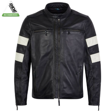 Spada Hanzo CE Leather Jacket Black/Ivory