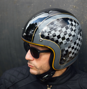 Merlin Racer Low Profile ECE 22-06 Open Face Helmet Bundle