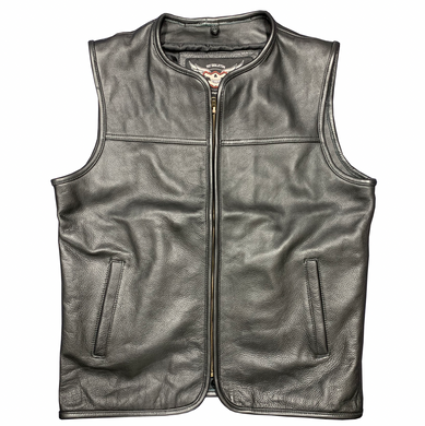 Collarless Club Style Leather Cut by Fat Skeleton