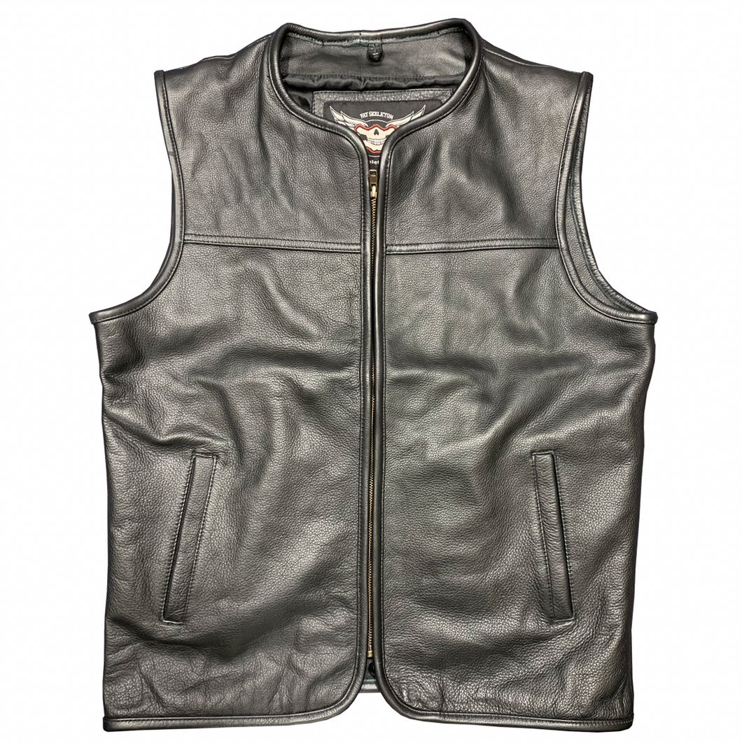 Collarless Club Style Leather Cut by Fat Skeleton