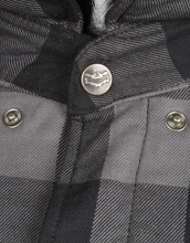 Fat Skeleton Freeway Grey Check Kevlar AA Rated Riding Shirt & CE Armour
