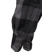 Fat Skeleton Freeway Grey Check Kevlar AA Rated Riding Shirt & CE Armour