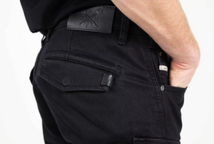 John Doe AAA Black Defender Cargo Riding Trousers