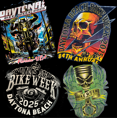 Daytona Bike Week 2025 Mystery Box Past Event USA Rally T Shirts