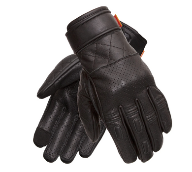 Merlin Clanstone Leather D3O Black Riders Glove