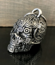 3D Mayan Skull Guardian Angel Bell