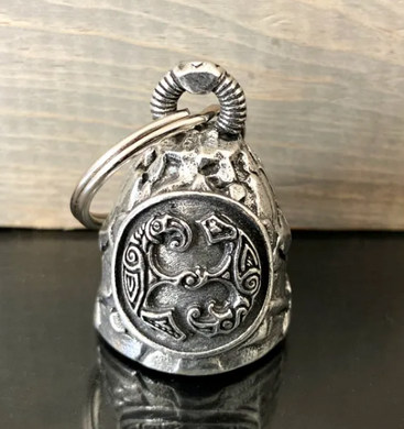 3D Viking Raven Guardian Angel Bell