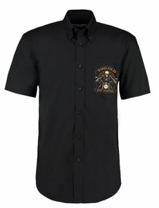 Fat Skeleton Too Old To Die Young Skeleton Biker Garage Work Shirt