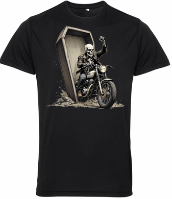 Memento Mori Old Guys Riding Bikes T Shirt