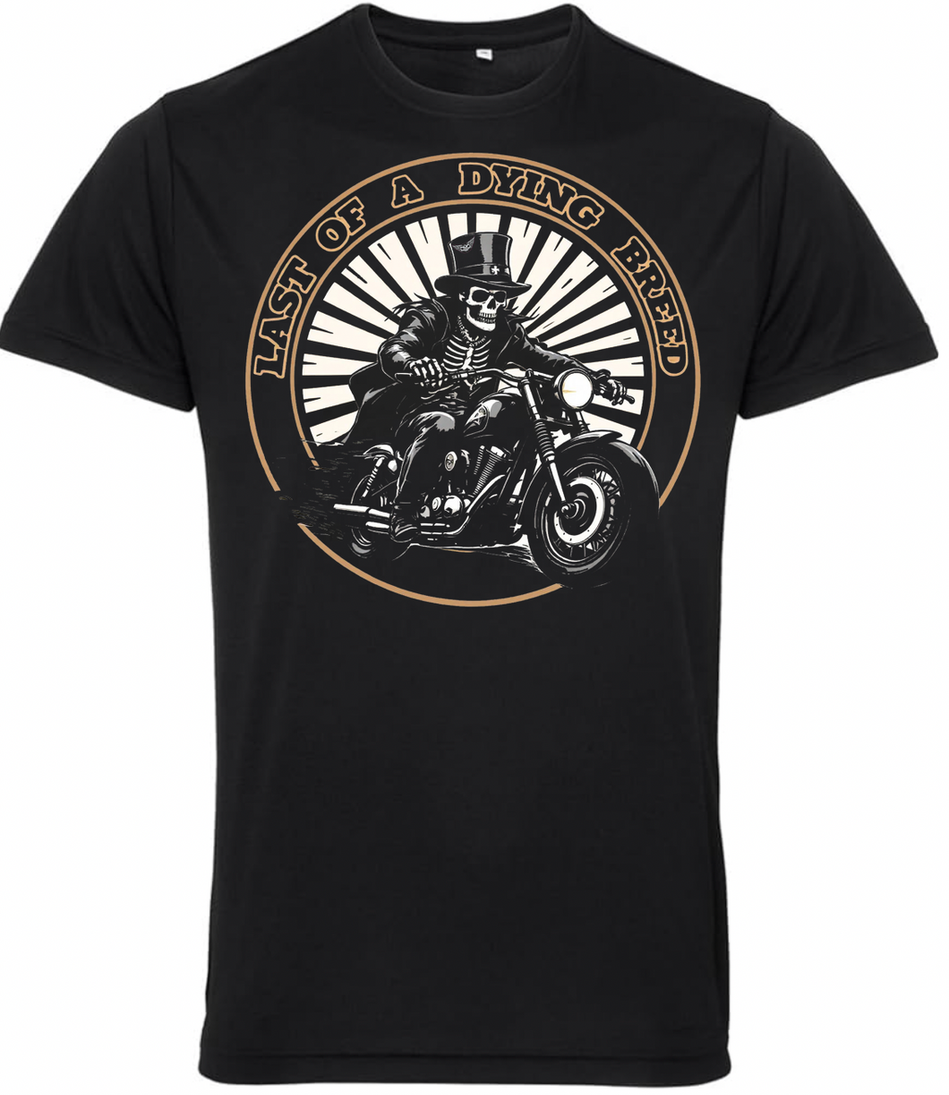 Last of a Dying Breed - Old Guys Riding Bikes T Shirt