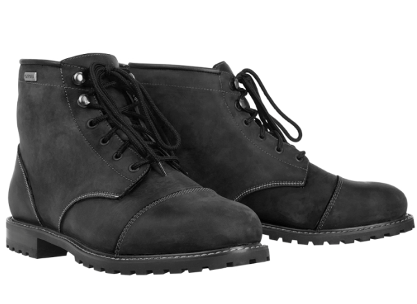 Hardy Charcoal Biker Motorcycle Boots by Oxford