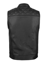 Club Style Leather Diamond Stitch Cut by Fat Skeleton