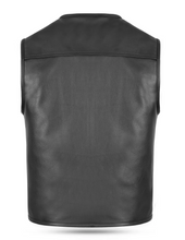 Collarless Club Euro Style Leather Cut by Fat Skeleton