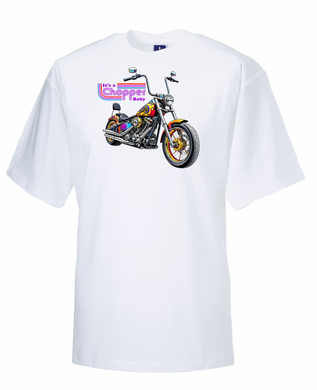 It's a Chopper Baby Biker White T Shirt