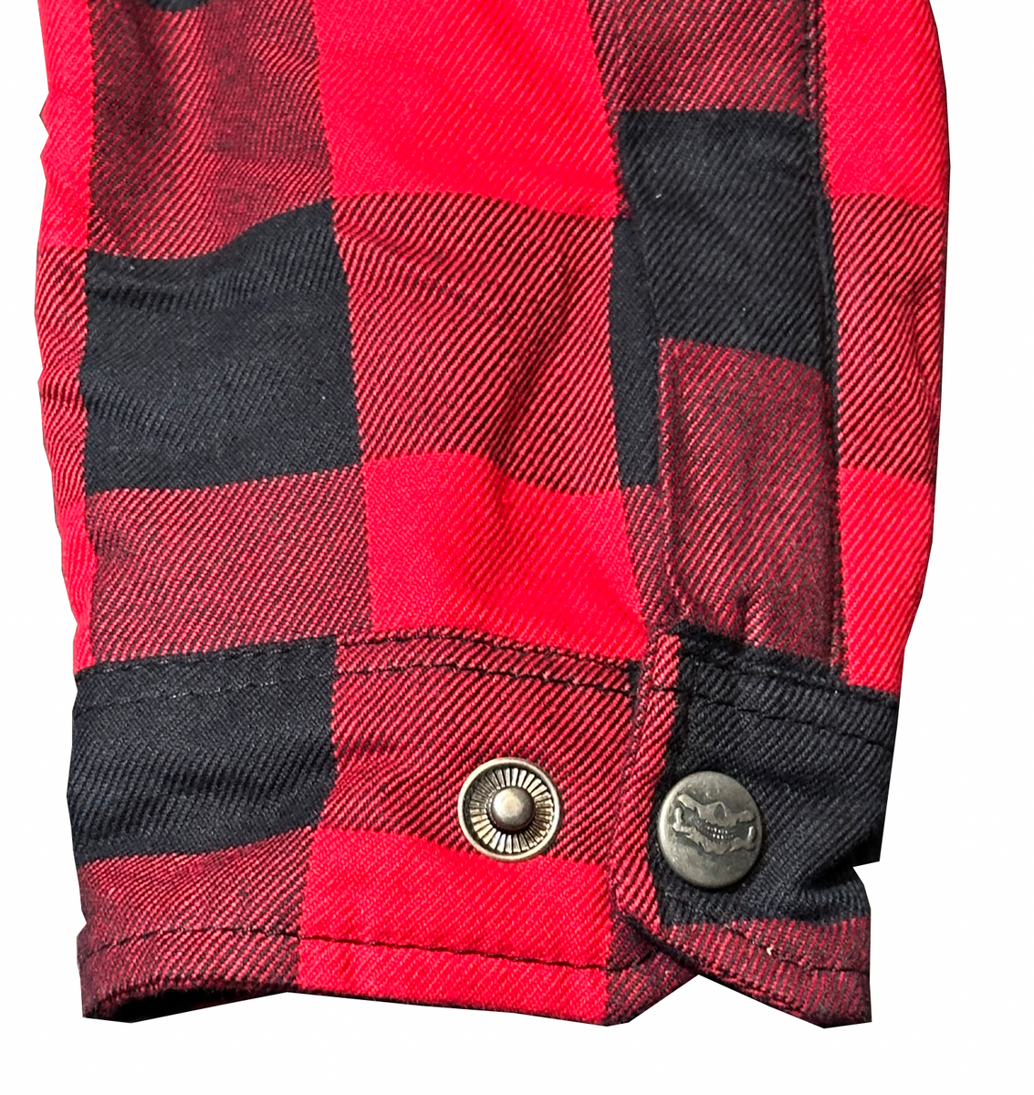 Fat Skeleton Freeway Red Check AA Rated Riding Shirt & CE Armour– Fat ...