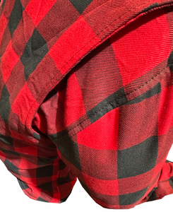 Fat Skeleton Freeway Red Check AA Rated Riding Shirt & CE Armour