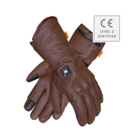 Merlin Bednell CE2 Heated D3O Motorcycle Riders Brown Glove - Fat Skeleton UK