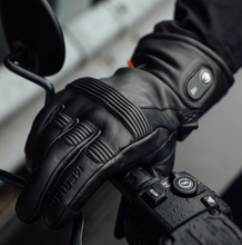 MERLIN Minworth II Heated Motorcycle Rider Black Glove