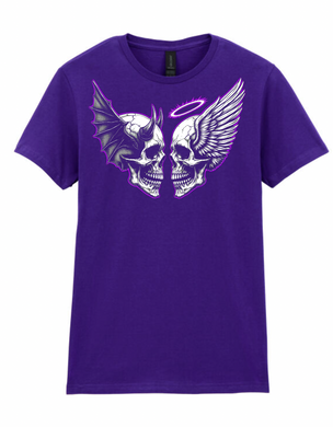 Sin or Salvation Ladies Biker Softstyle T Shirt