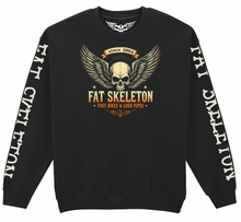 Fat Skeleton Fast Bikes Loud Pipes Sweatshirt