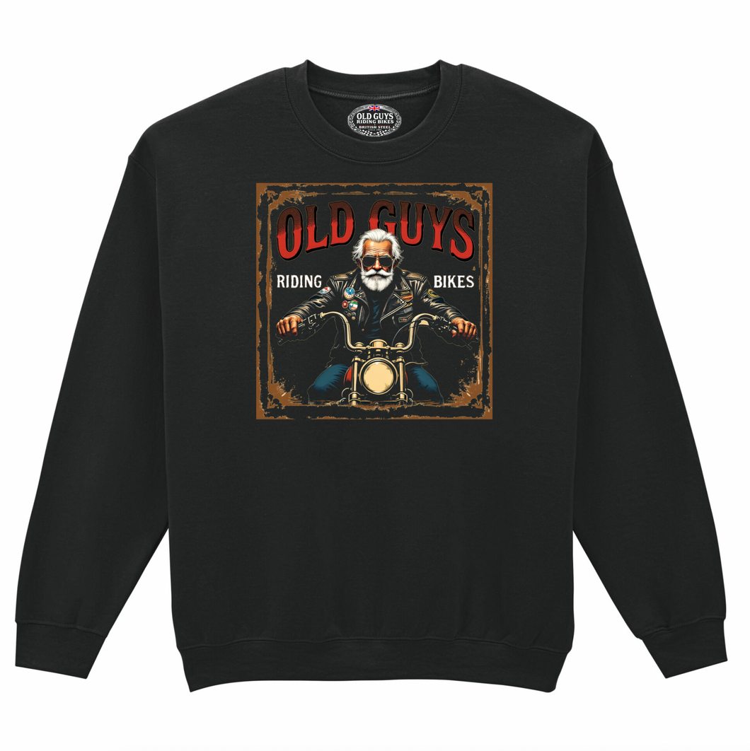 Old Guys Riding Bikes Sweatshirt