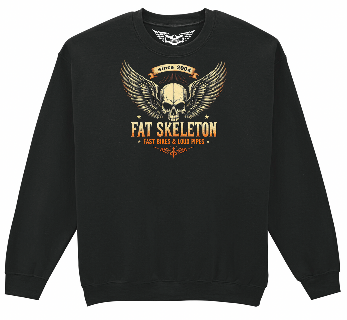 Fat Skeleton Fast Bikes Loud Pipes Sweatshirt– Fat Skeleton UK