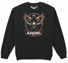 Fat Skeleton Never Ride Faster Than Your Angel Can Fly Sweatshirt
