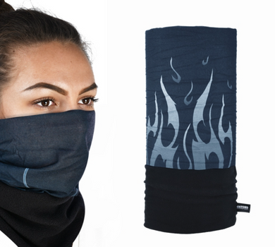 Oxford Snug Grey Flame Neck Tube