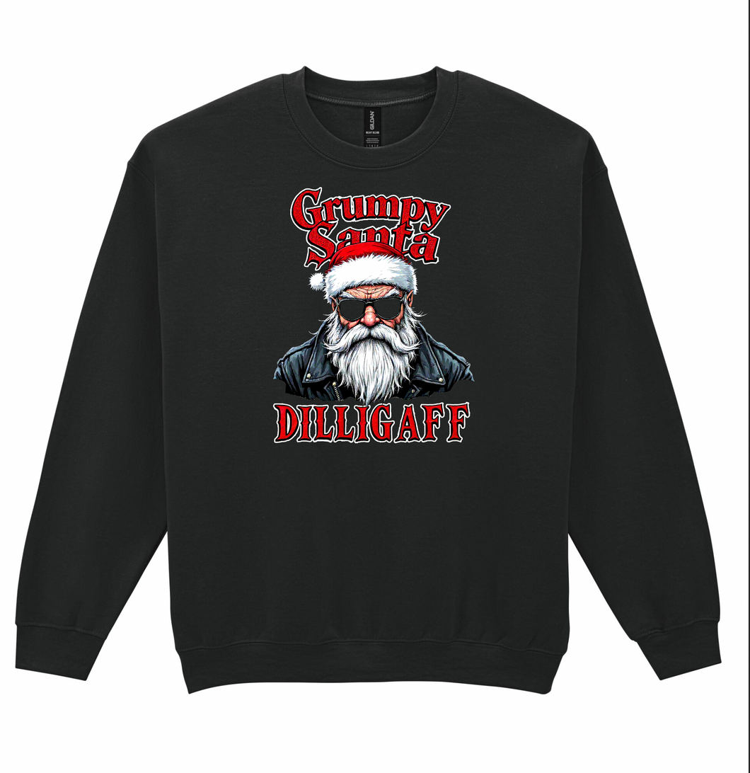 Grumpy Santa DILLIGAFF Sweatshirt
