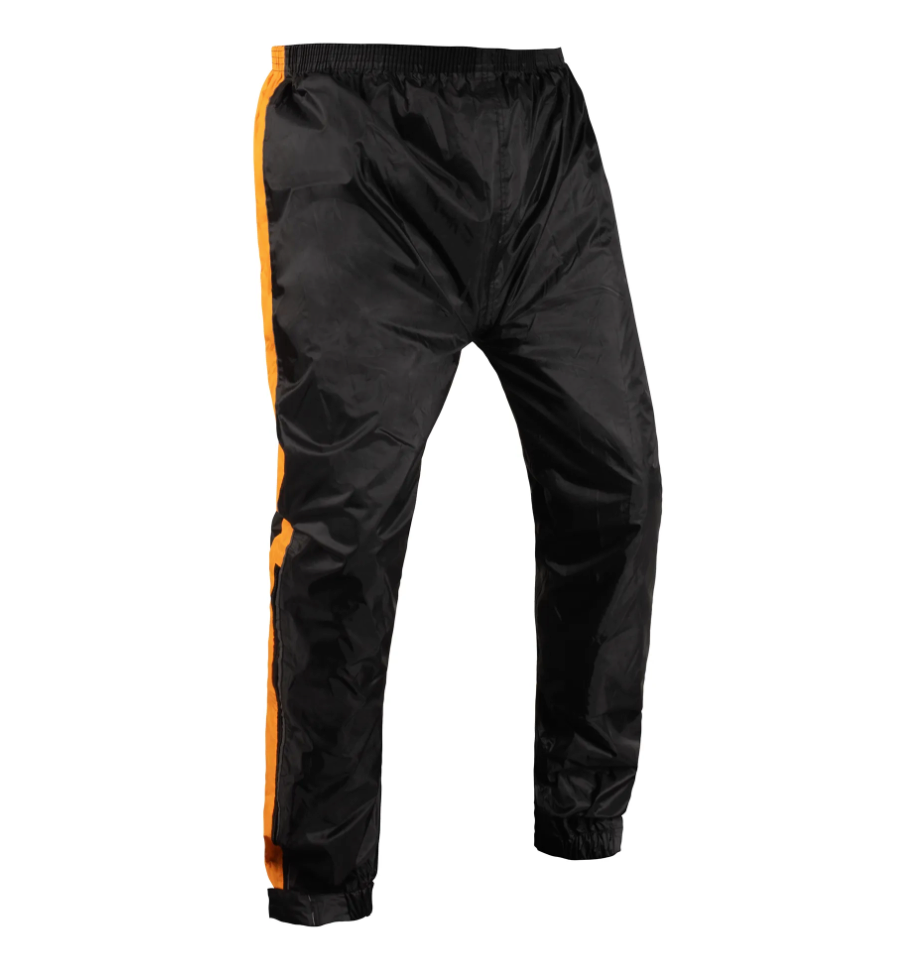 Rainseal Waterproof Riders Orange & Black Over Trousers