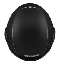 AXXIS METRO Matt Black Open Face Helmet Bundle - Fat Skeleton UK