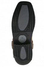 Hot Leathers BTM1003 Men's Stone Wash Brown 11-inch Tall Harness Leather Boots