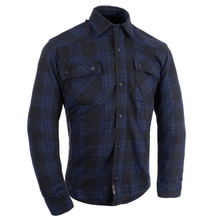 Oxford Kickback 3.0 Men‘s Navy Armoured Riding Shirt - Fat Skeleton UK