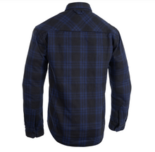 Oxford Kickback 3.0 Men‘s Navy Armoured Riding Shirt - Fat Skeleton UK