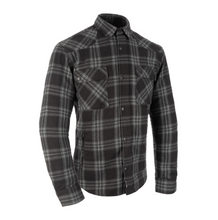 Oxford Kickback 3.0 Grey & Black Check  Armoured Riding Shirt - Fat Skeleton UK
